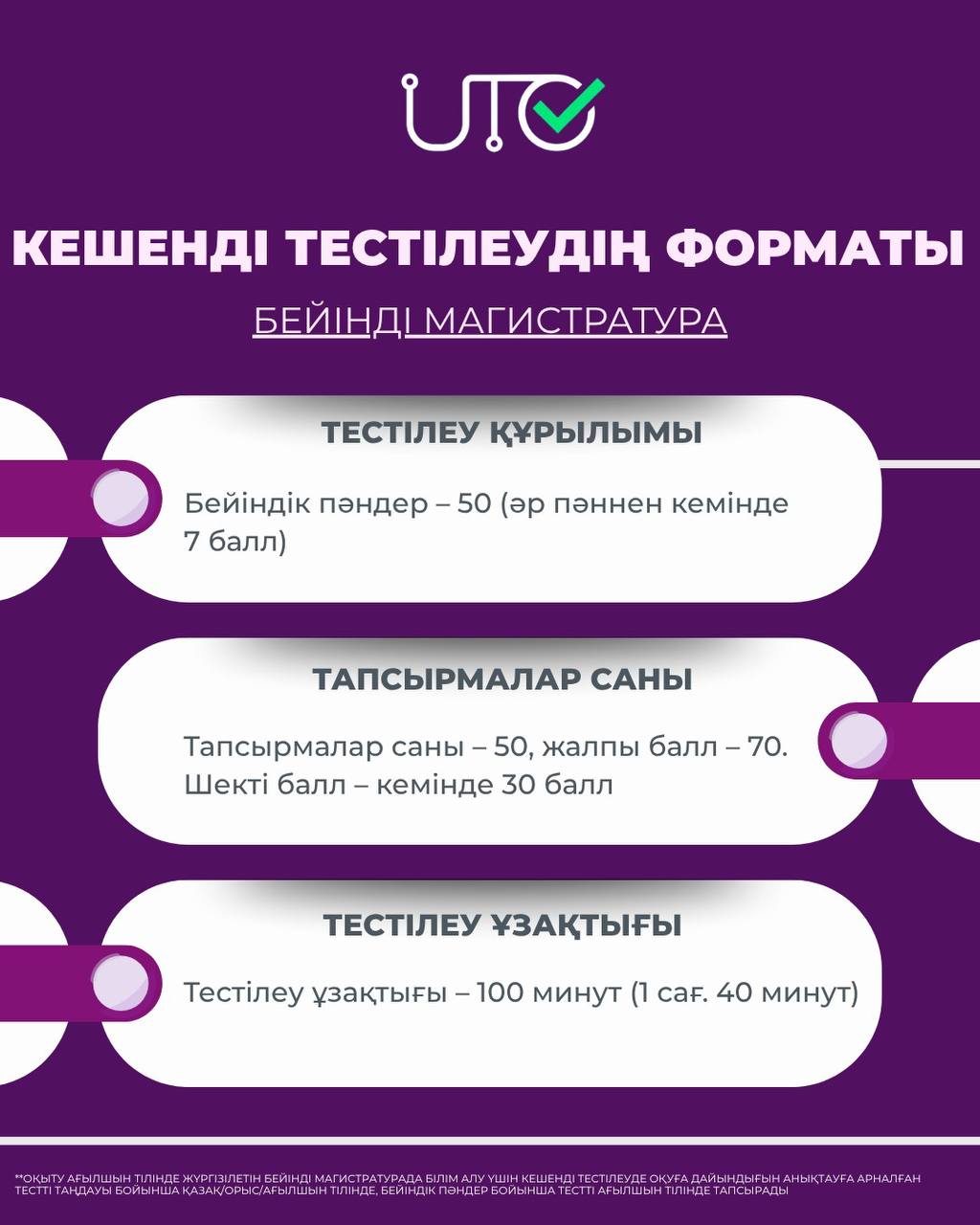 Құрметті магистратураға түсушілер!