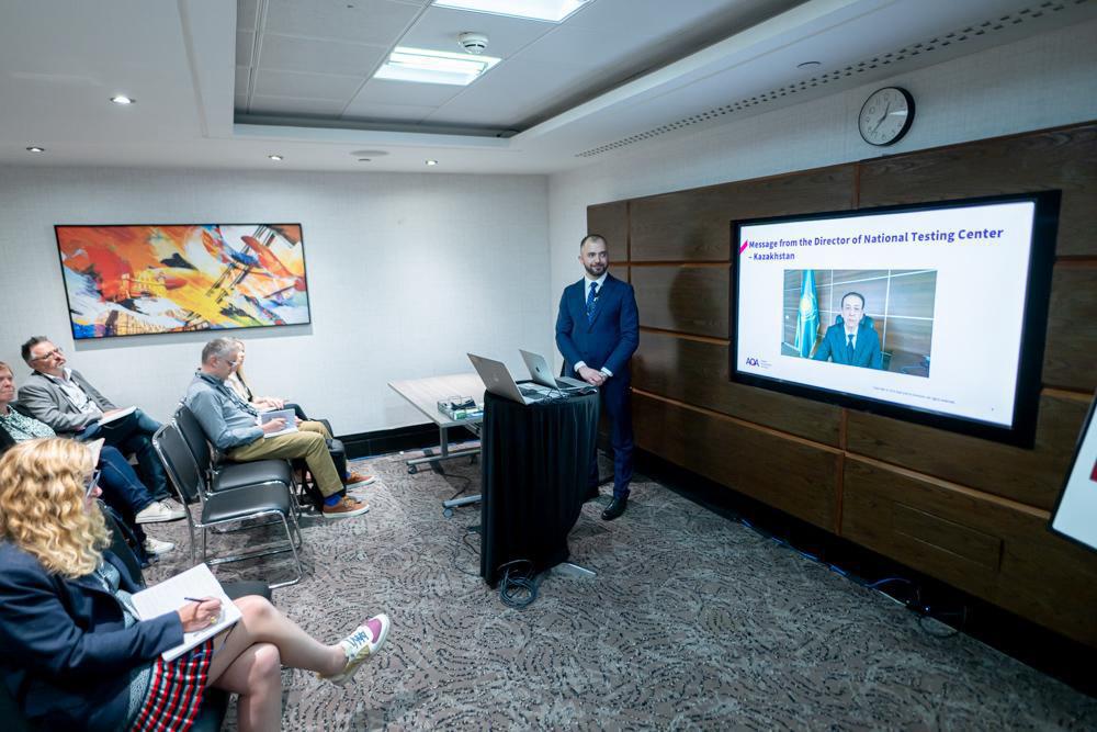 ҰЛТТЫҚ ТЕСТІЛЕУ ОРТАЛЫҒЫ МЕН AQA «GLOBAL E-ASSESSMENT CONFERENCE 2025» КОНФЕРЕНЦИЯСЫНДА БАҒАЛАУДЫҢ ЦИФРЛЫҚ ТРАНСФОРМАЦИЯСЫ САЛАСЫНДАҒЫ ЖЕТІСТІКТЕРІН ТАНЫСТЫРДЫ