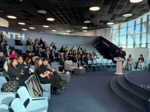 ҰТО ДИРЕКТОРЫ ЖОҒАРЫ БІЛІМ ҚЫЗМЕТКЕРЛЕРІ КҮНІНЕ АРНАЛҒАН ФОРУМДА AIT ЖОБАСЫН ТАНЫСТЫРДЫ
